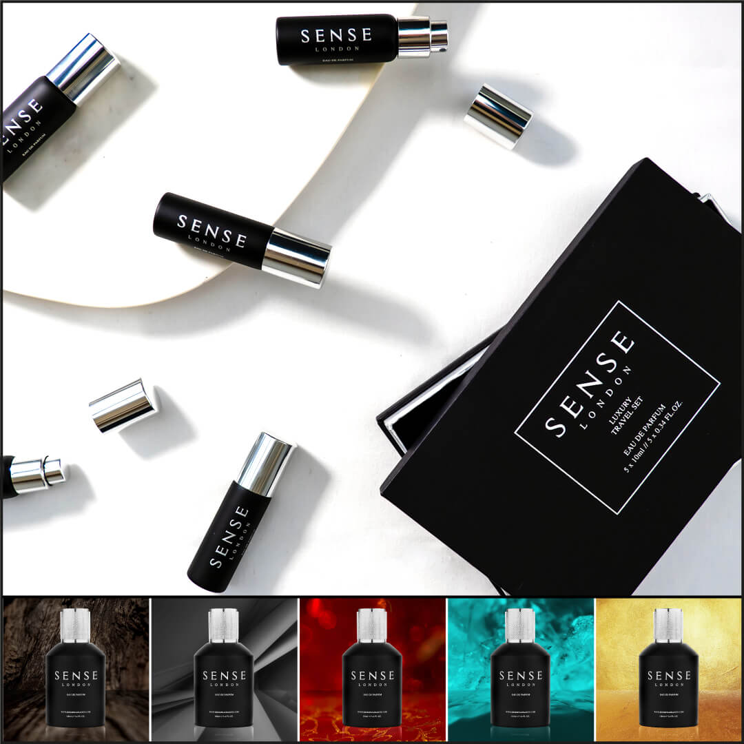 Bestseller Bundle Fragrance Gift Set 5 x 10ml Bottles Sense London